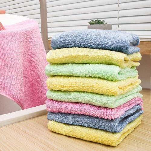 Oil-Resistant Dishcloth Made of Pure Wood Fiber, No Oil Stic
