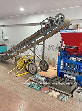 建制筑工地用料斗型水泥砖机生产线免烧砖机凝半东方4-35自动混土