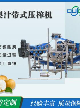 直售全自动商用梨汁带式榨汁机不锈钢工业蔬菜水果榨汁机脱水机