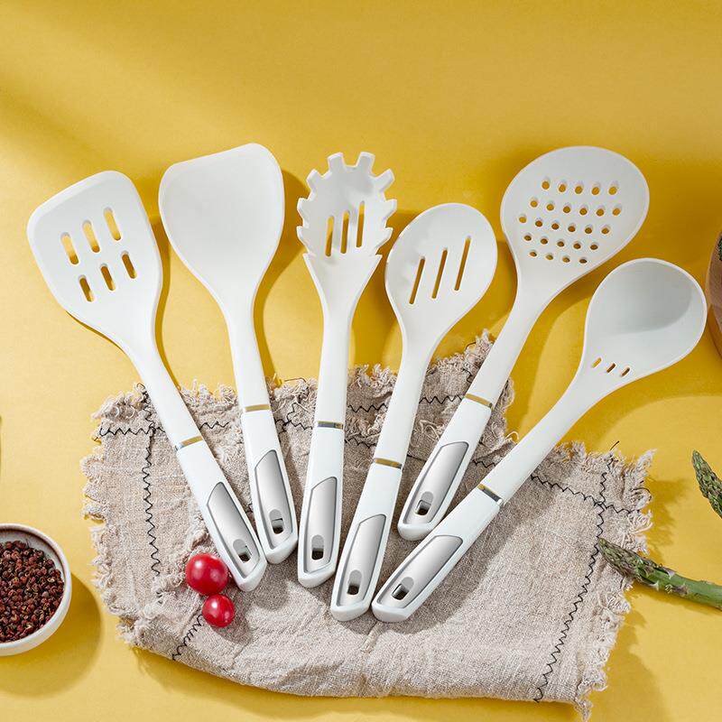 勺汤硅胶厨具件套家用挂架炒7菜锅铲勺厨房烹KG-005饪铲套装用具