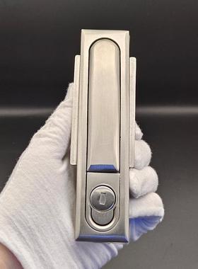 不锈面锁箱MS490FVY-1钢门锁电锁机柜箱锁具平设备寄存柜动力锁