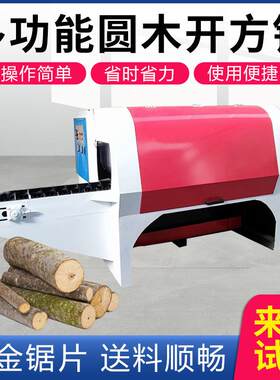 全自动圆木多片锯开板锯上下多片锯精密数控木工方木多片锯开料锯