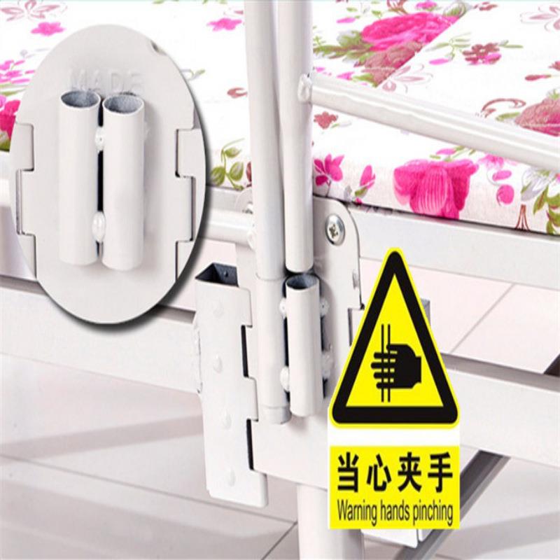 折叠儿孩童床园带护栏男女孩幼儿简床拼接床四折单人无品牌/现代