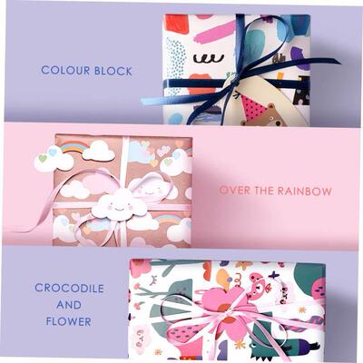 Gift wrapping paper Birthday gift paper Christmas wrap paper