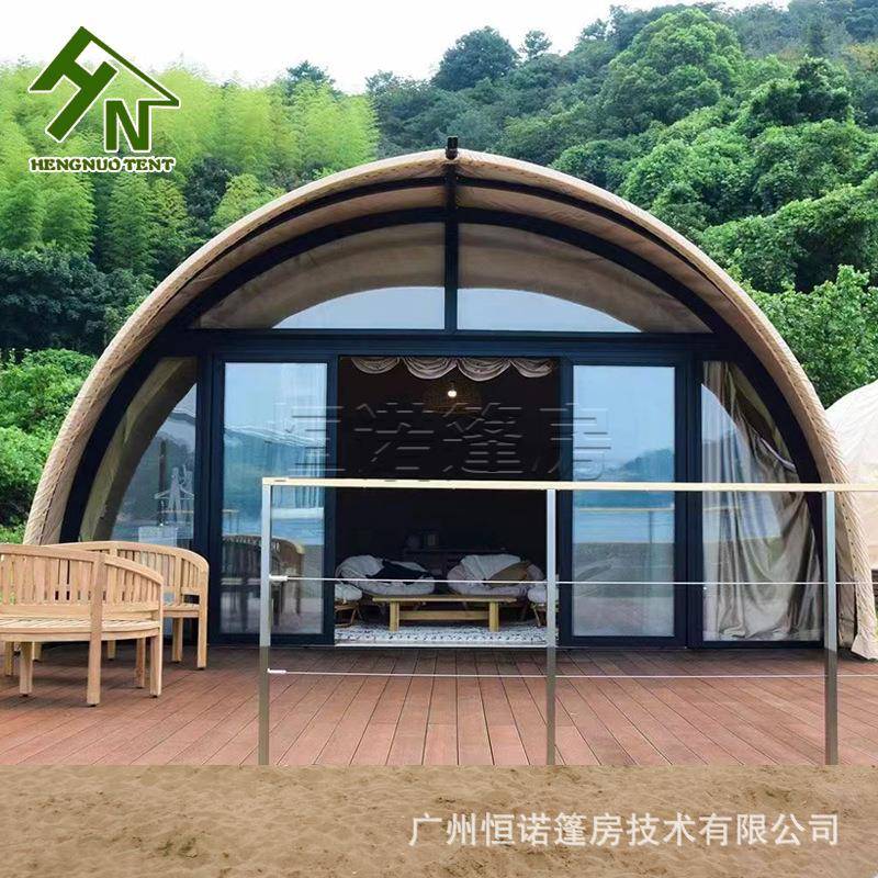 贝壳酒店帐篷景区营地网红打卡产品广州源头工厂生产全国上门安装
