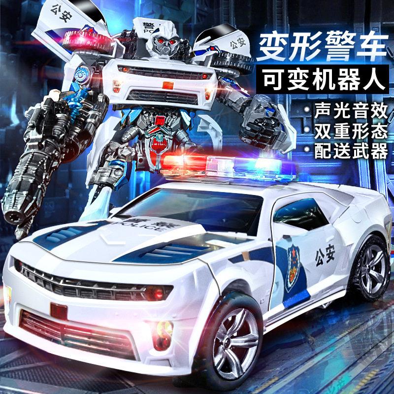 正版变形玩具3金刚男孩特警汽车机器人擎天之柱模型6岁男童5儿童7