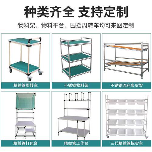 分精益管打包台电商239库快递拣双面工作台置物架厂单面工仓作桌