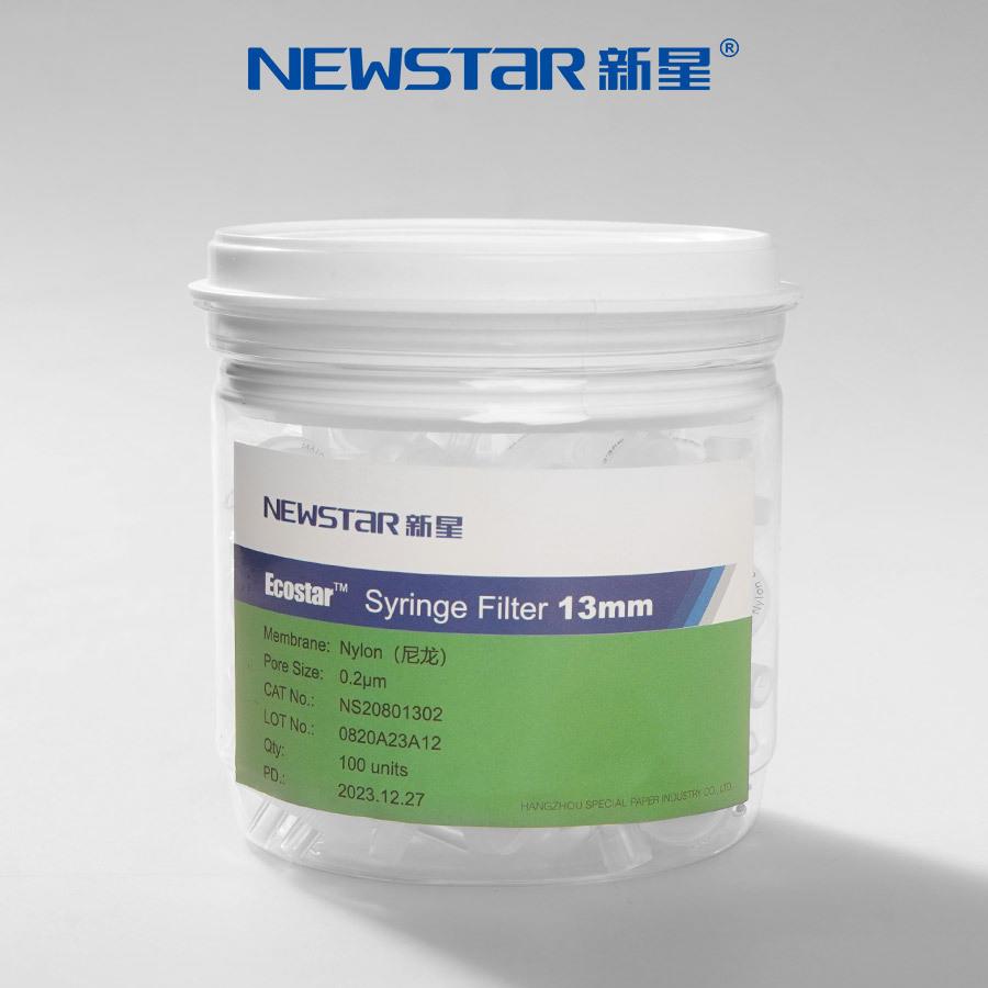 新星滤BCS针头式过孔滤器微过头机系尼龙有针头滤器除菌滤芯