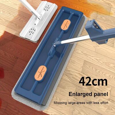 Enlarged Floor Mop Bucket Set Hand Washing Free Lazy Mop Squ