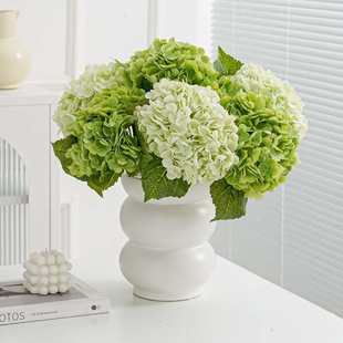 超逼真手感保湿仿真大朵绣球花高档客厅餐桌茶几装饰假花拍摄道具
