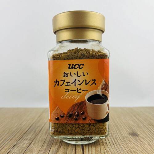 日本进口UCC悠诗诗低因速溶纯黑咖啡粉无蔗糖 条装/玻璃瓶装