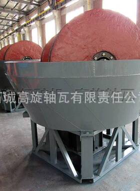 大型加厚双辊水碾机尾矿金砂提取机岩金矿渣高锰钢粉碎研磨机
