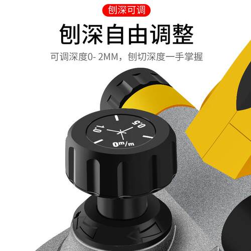 电刨744家用小型多功能手刨木工台刨电压动刨子刨机菜砧刨板电提