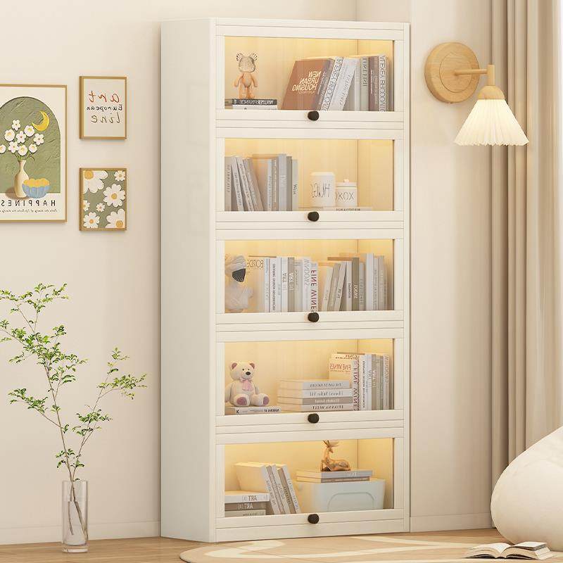 堡讯书架落地置物架一体靠墙奶油风儿童多层储物柜家用收拉车盖布,生活电器,其他生活家电配件,淘宝优惠券,粉丝福利购,淘宝优惠卷
