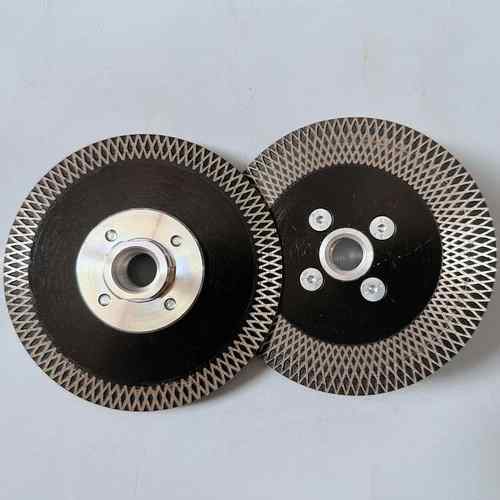 M14带法兰金刚石锯片网格齿岩板石材切割片角磨机