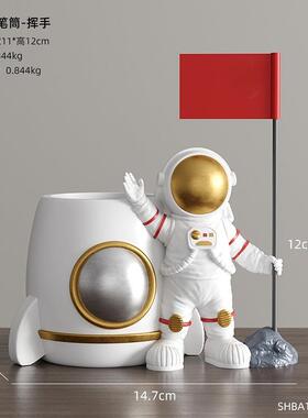 正品宇航员航员饰品，儿礼童房间，书房，酒柜饰，品，桌面饰品展