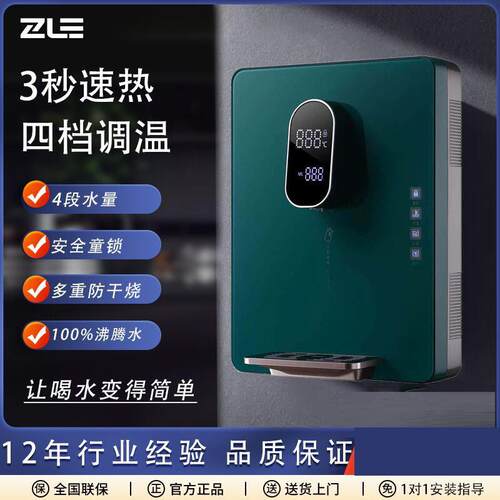 小型即热壁挂式管线机家用三秒速热饮水机无胆加热智能温热全自动