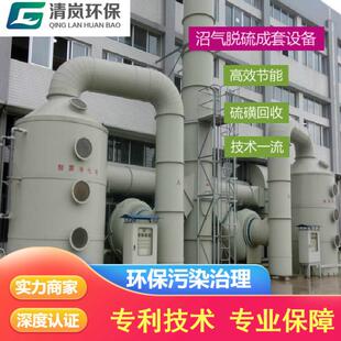 硫化氢废气处理环保设备铁H2S酸雾净化塔脱硫塔吸收塔脱硫风机