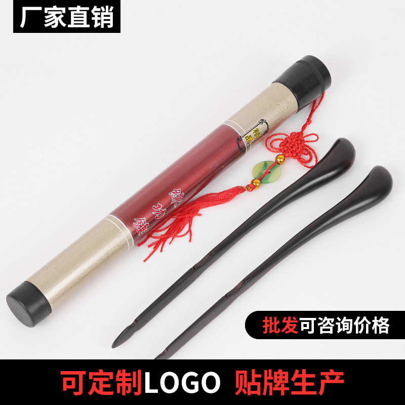 扬琴琴锤 扬琴练功槌 大号扬琴练功锤 优质黑檀木打磨小鸟型 配筒