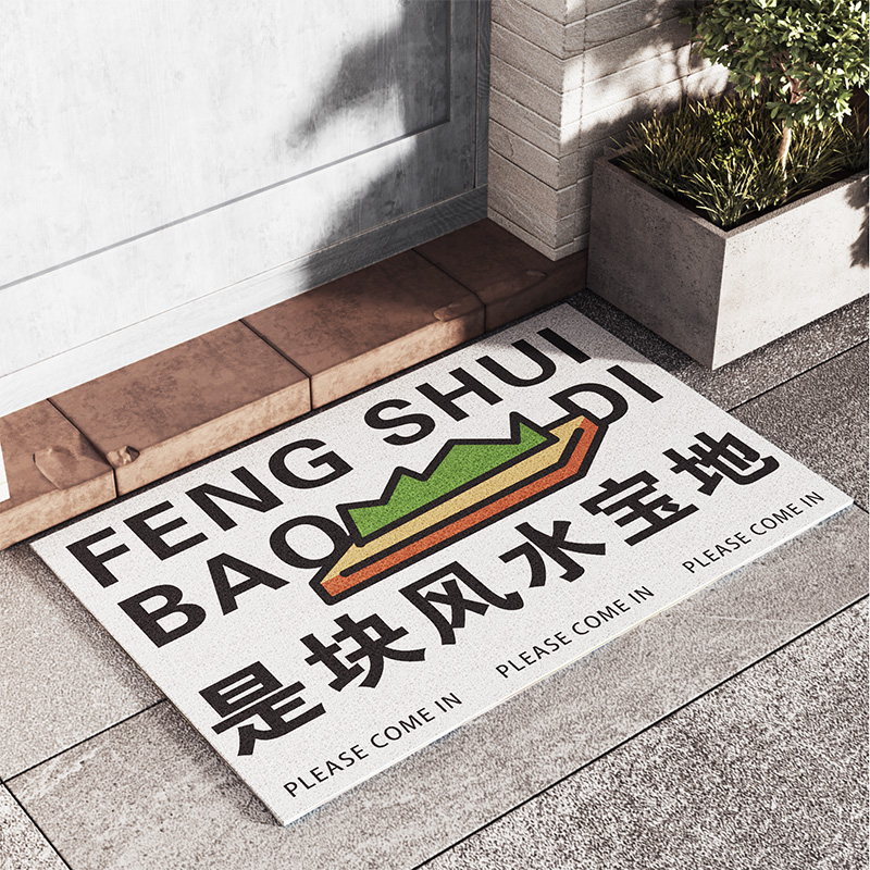 丝圈入户门地垫进门门口门垫门外踩脚地垫防滑垫地毯家用可裁剪