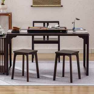 新中式 实茶桌椅组禅意茶室茶艺桌用阳台小茶家台合RIP办公室泡茶