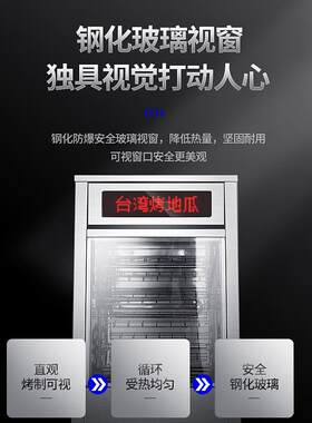 产地货源烤瓜红薯机商用全自动烤炉电热RFA地玉口米梨红小型出烤