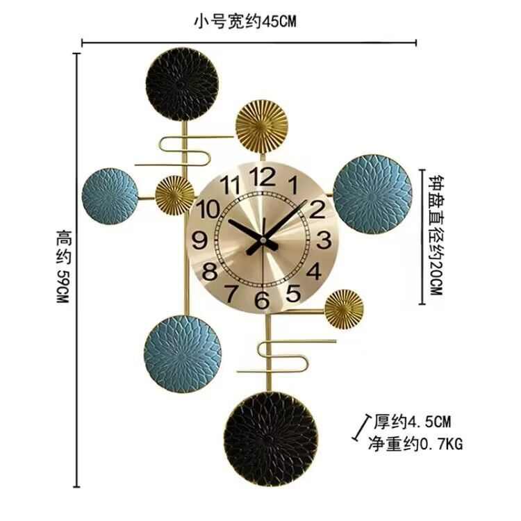 轻奢钟表挂钟创意大气简约客厅家用时钟艺术现代挂墙装饰时尚