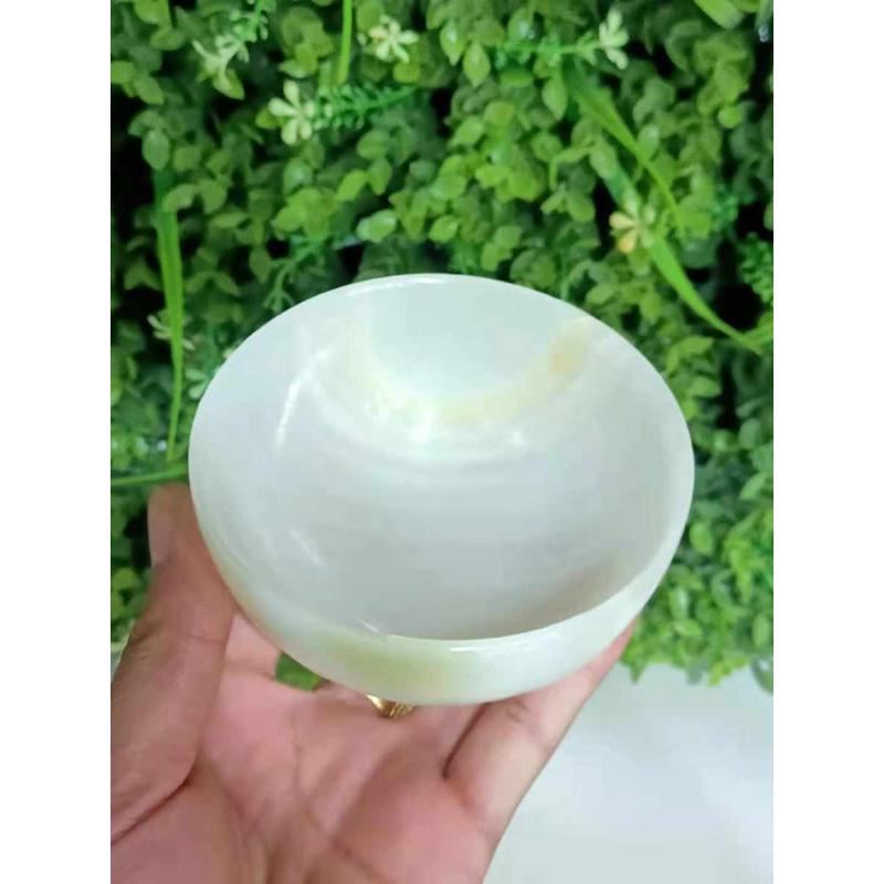 石佛寺玉器生产厂家定制出售阿富汗玉石工艺品10公分碗摆件