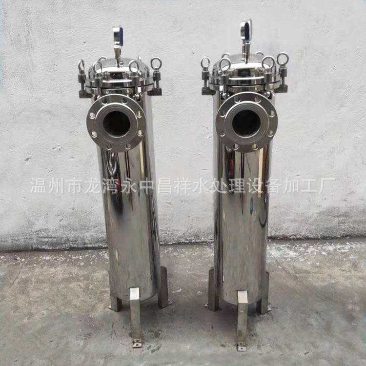 厂家直供DN80不锈钢2号袋式过滤器冷却水过滤器管道水袋式过滤器