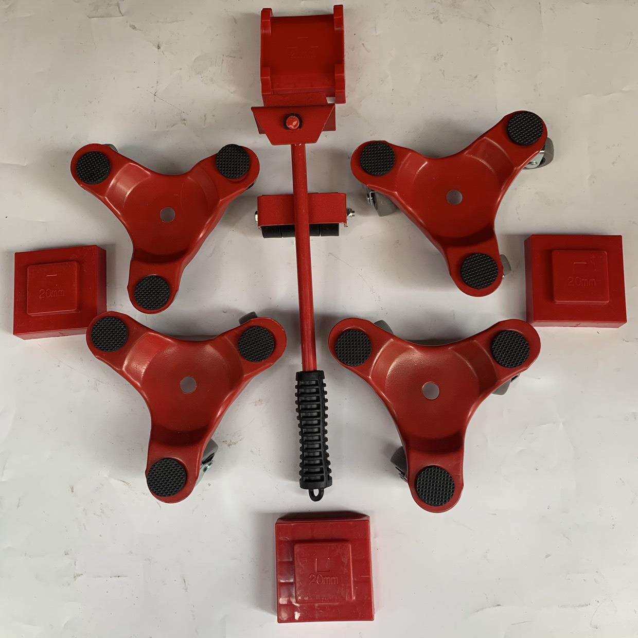厂家直销9件套新款塑料搬家器 重物搬移器 可移动便携式搬家工具 - 实物图