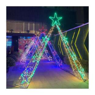 商场儿童公园拱门造型灯网红夜景灯光设计大型LED户外工程亮化灯