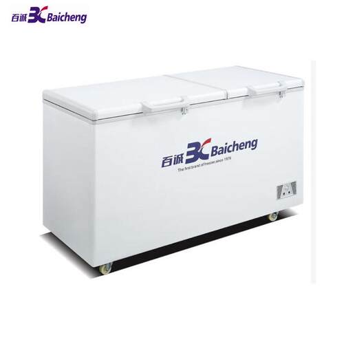 百诚 BD/C-428/528/628双门单温冷冻冷藏卧式冰柜冻肉柜冻牛肉柜