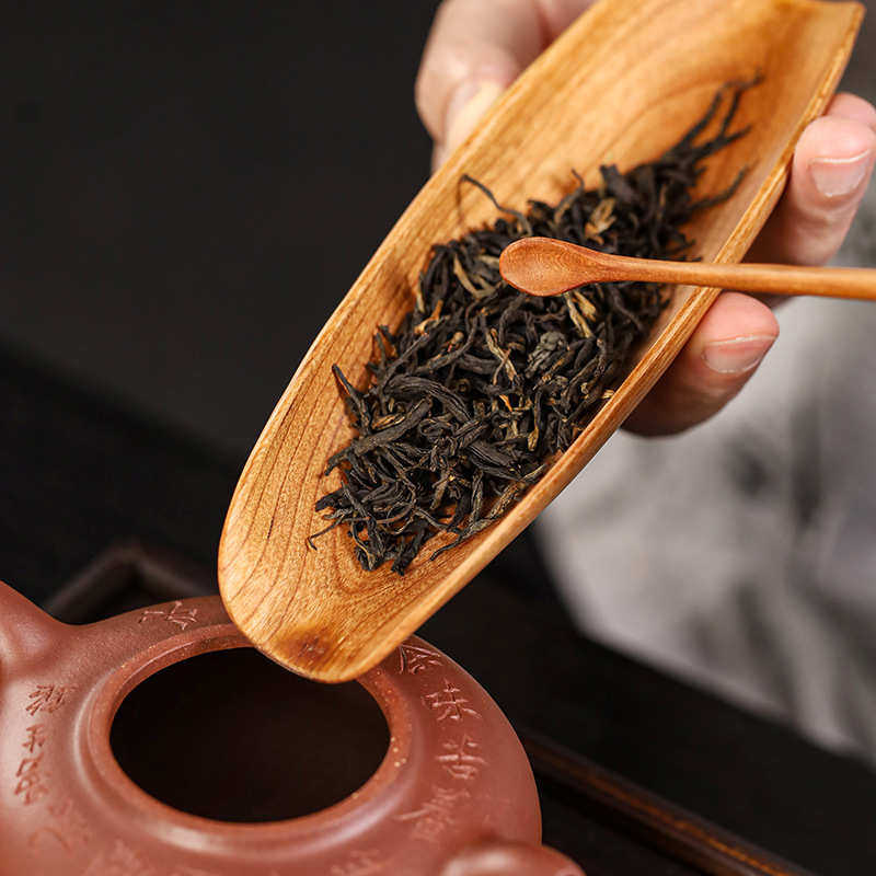 ฅ手工樱桃木茶则茶拨二件套赏茶荷功夫茶道六君子茶具配件茶勺,餐饮具,茶具礼盒,淘宝优惠券,粉丝福利购,淘宝优惠卷