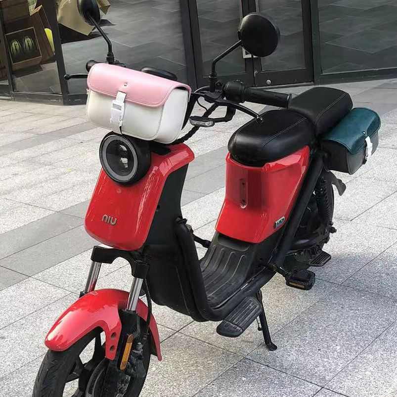 电动自行车后置储物箱包电瓶车挂物包前置物兜防水收纳挂包储物篮