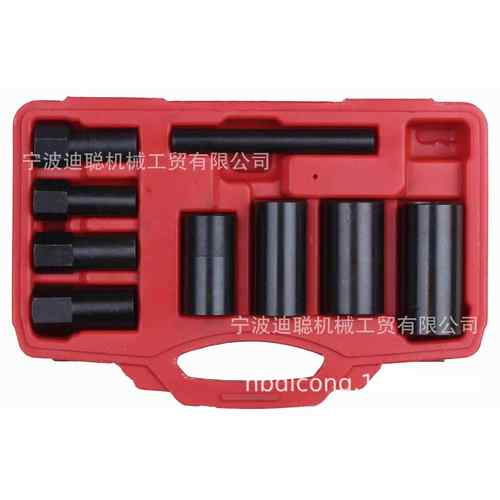 9件套防盗螺丝装拆气动套筒组气动套组951轮筒胎套筒套汽修工具