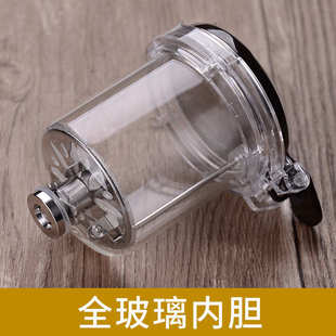 厂家直销台湾76全玻璃内胆飘逸杯茶水分离泡茶壶可拆洗泡茶杯长嘴