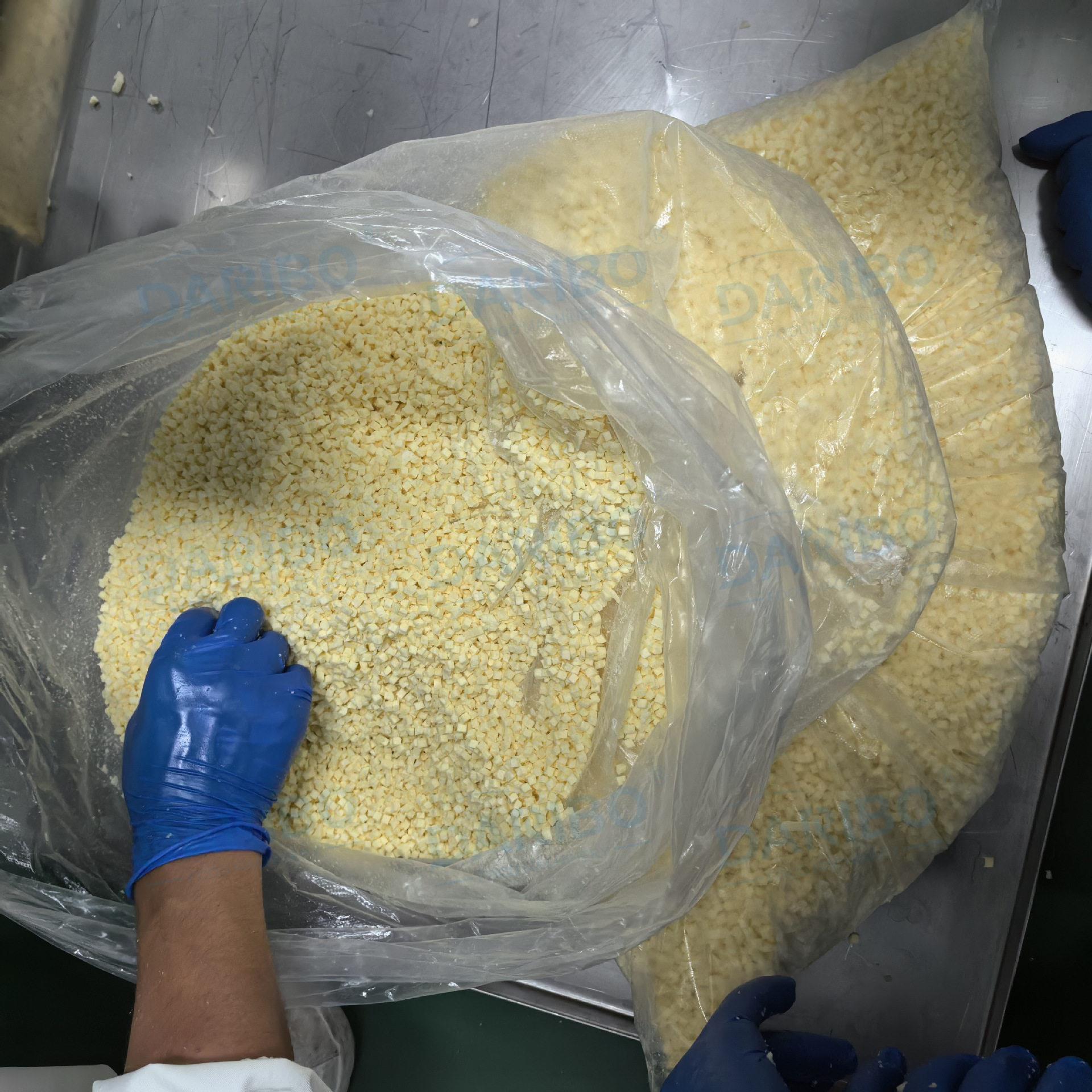 *全自动奶酪加工生产线 奶酪切片切丝芝士切条切丁机奶酪打碎设备