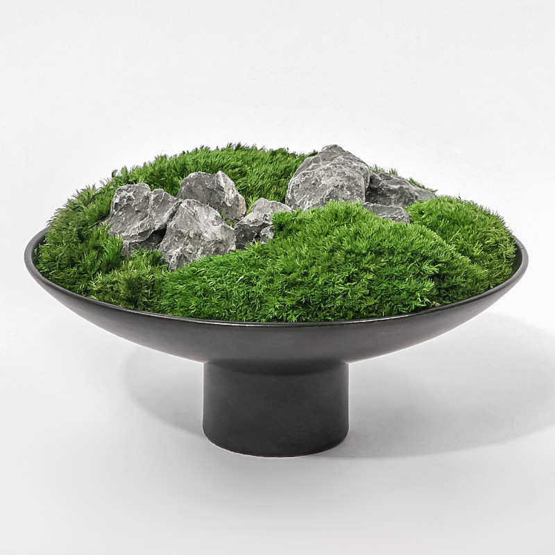 新中式样板房茶几书房软装饰品售楼部仿真苔藓盆栽摆件绿植盆景,鲜花速递/花卉仿真/绿植园艺,仿真绿植,淘宝优惠券,粉丝福利购,淘宝优惠卷