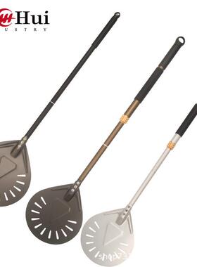 Lehui披萨转铲圆形两节可伸缩接驳手柄789英寸铲面商用家用厨具