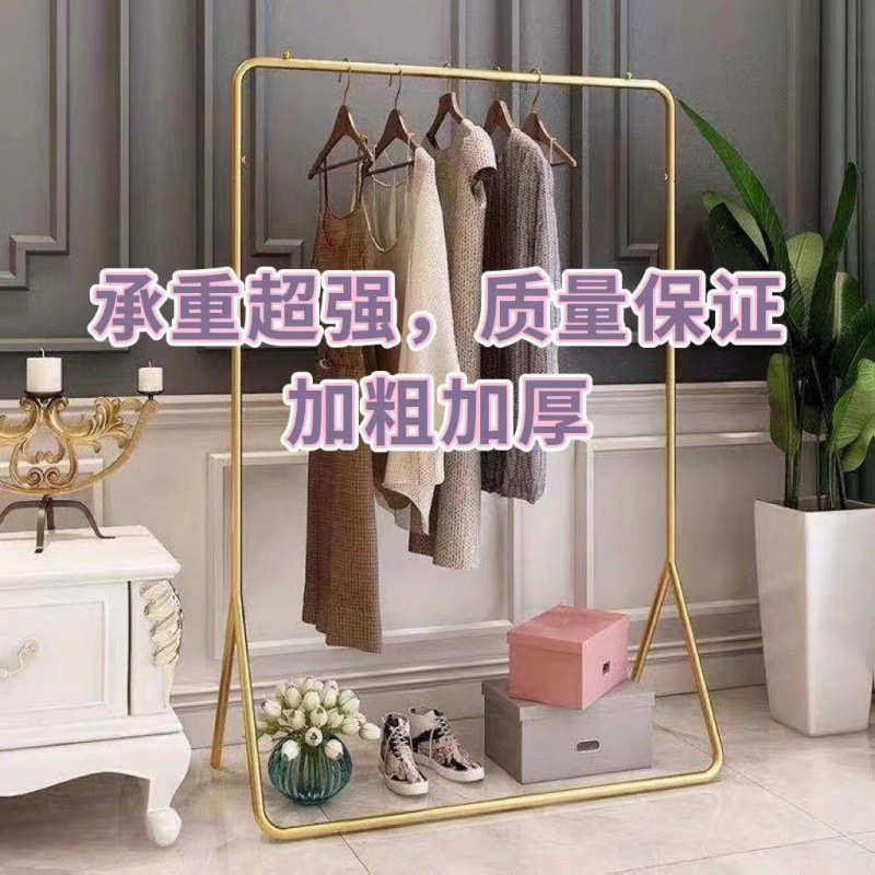 落地衣架女神卧室挂衣架家用简约衣帽架北欧轻奢简易家用衣服架子