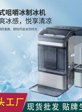 外贸出口小型制冰机端家用商用全自动咀嚼绵绵碎冰状制冰机