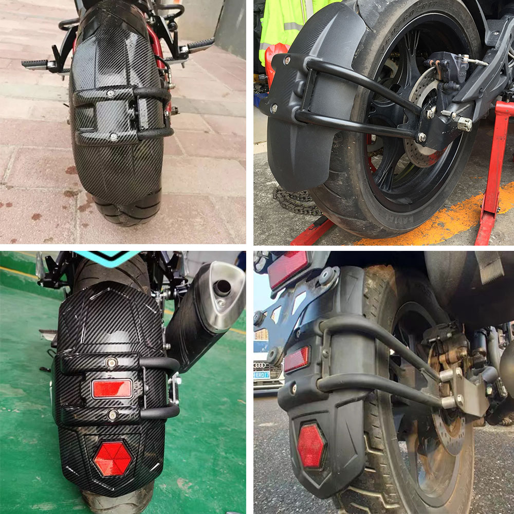 适用QJMOTOR 钱江追550追150追350追600改装后挡泥板摩托车挡水板