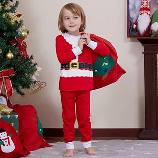 Kids Sleepwea Christmas for Santa Claus Pajamas Pyjamas Boys