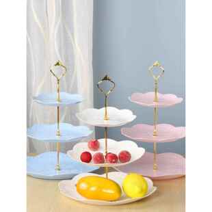 甜品台摆件套装下午茶点心甜点托盘蛋糕婚礼展示架子茶歇冷餐摆台