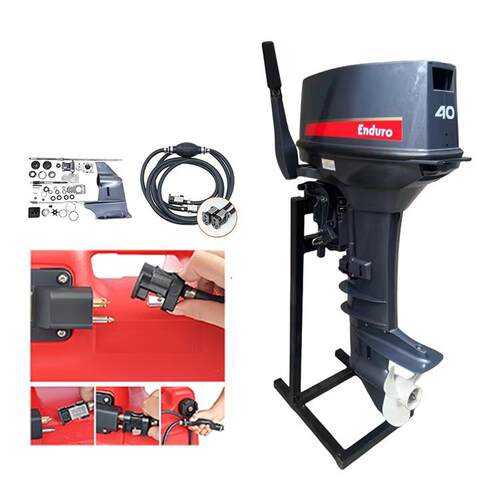 YMH40HP2冲程2缸E40JMHS舷外船用发动机预混合燃油系统动力调节