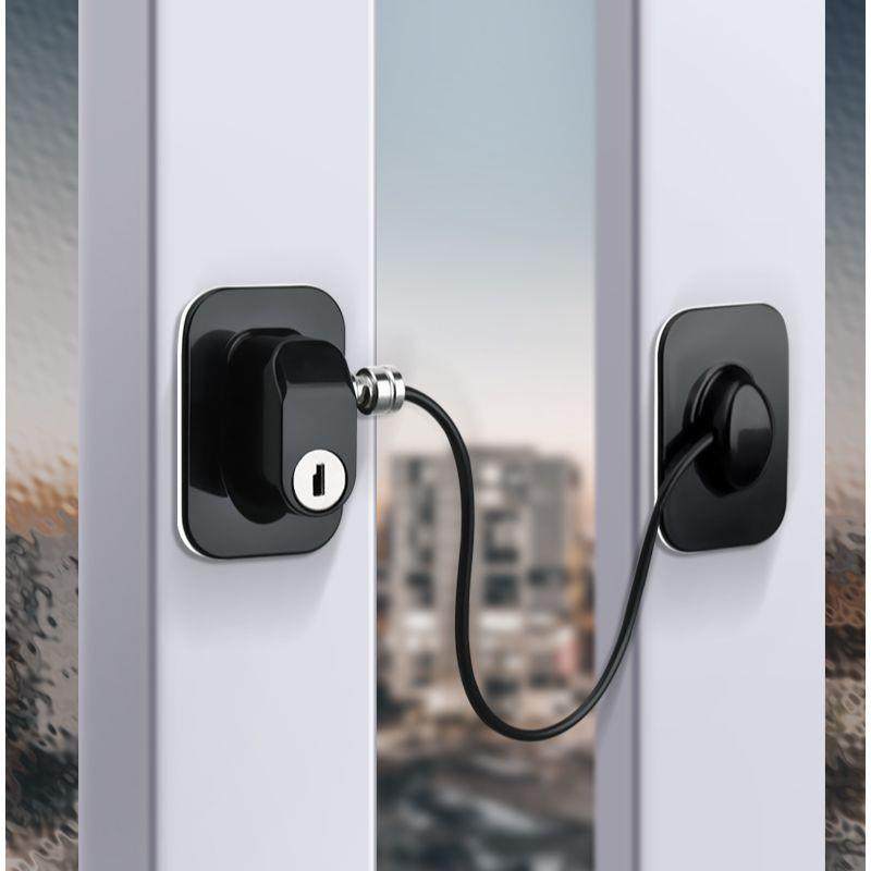 窗户锁扣限位器推拉门铝合金塑钢防盗防坠门窗儿童安全锁窗纱卡扣,基础建材,窗锁,淘宝优惠券,粉丝福利购,淘宝优惠卷