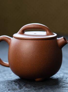 宜兴紫砂壶原矿降坡工手胖202207石瓢石墩泥壶家用夫茶功具家用茶