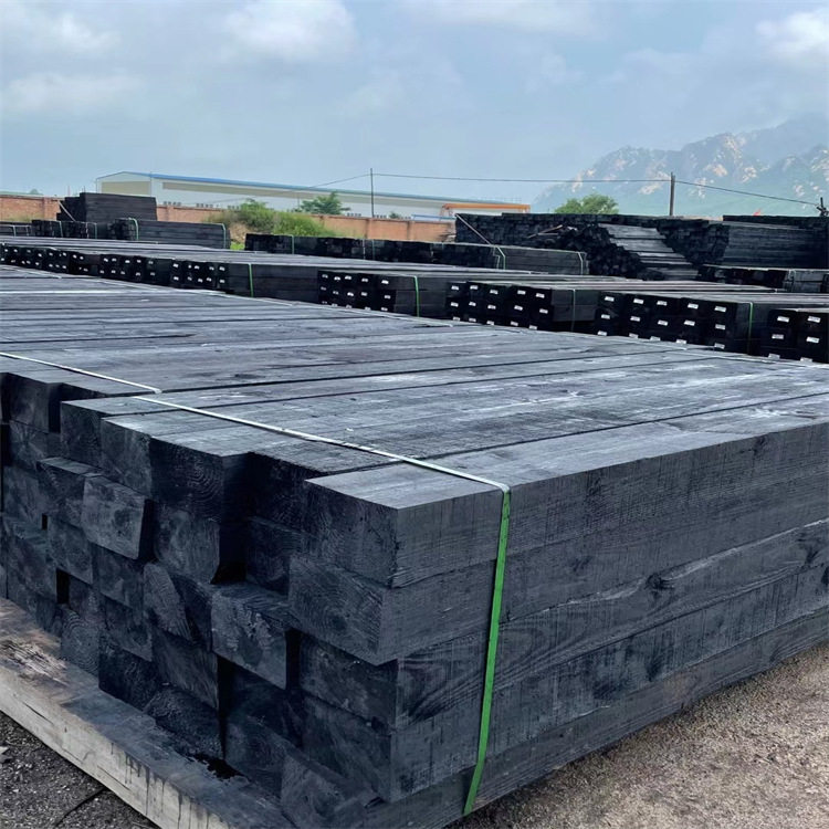 枕木 枕矿用浸油樟子松木 落铁slx路用叶松轨枕道木