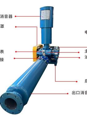 罗茨鼓机型号风维修三叶罗茨HMC风机气罗力输送污风水处理用茨机