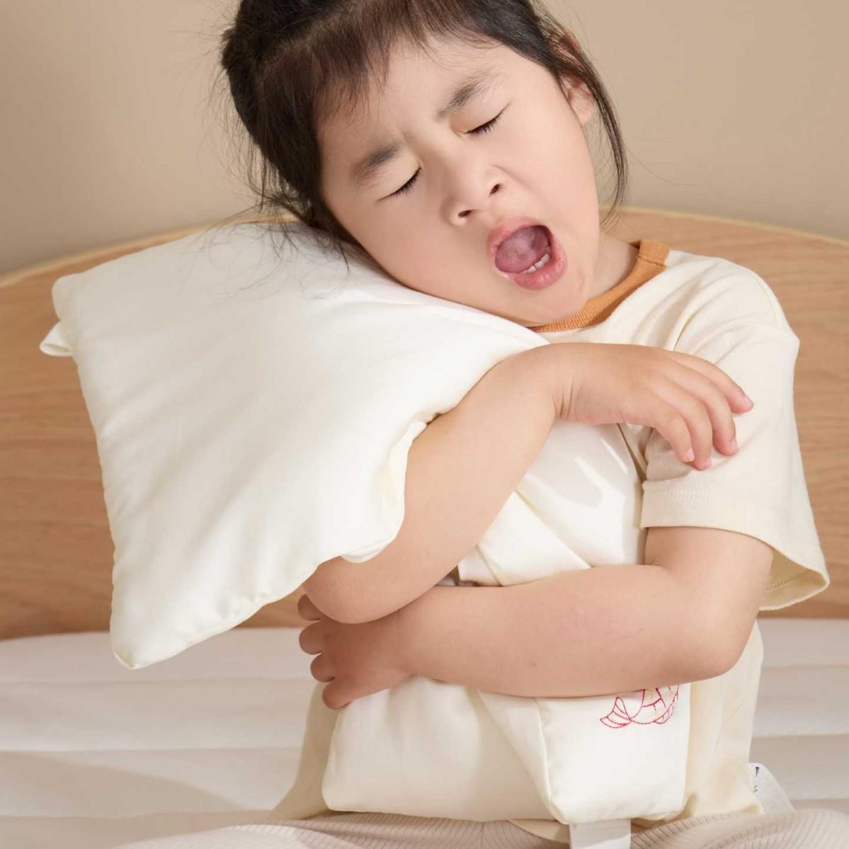 A类抗菌新生婴幼儿锦鲤蚕丝枕平安好运宝宝枕低枕芯枕套可拆卸